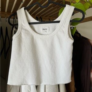 Mate the Label Thermal Crop Tank